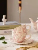 French Style Angel Hand Painted Tea Set