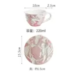 French Style Angel Hand Painted Tea Set