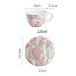 French Style Angel Hand Painted Tea Set