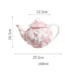 French Style Angel Hand Painted Tea Set
