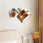 French Style Brown Mini Wall Lamp tag1