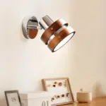 French Style Brown Mini Wall Lamp tag1