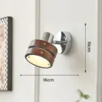 French Style Brown Mini Wall Lamp tag1