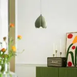 French Style Cream Pendant Light Rustic Nature Inspired Design tag1