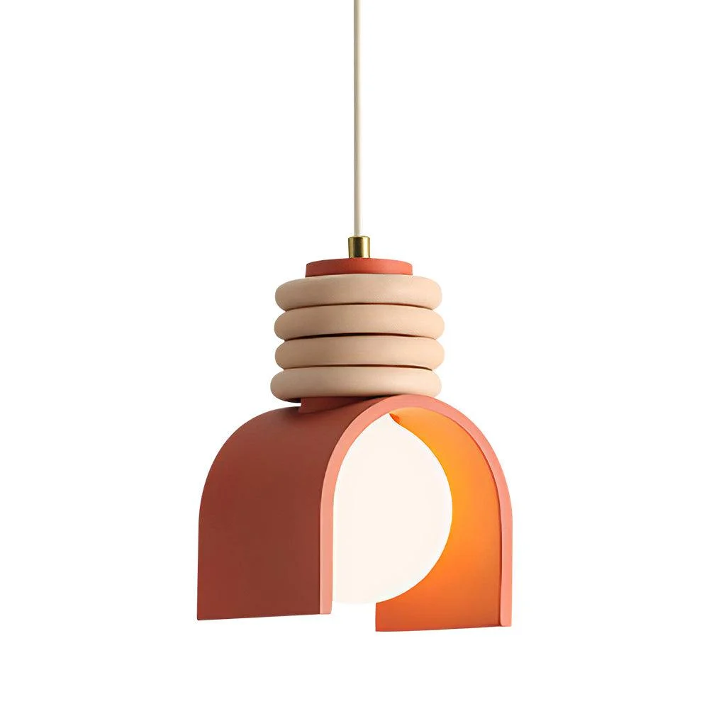 French Style Cream Resin Pendant Lamp -  - #tag1#