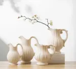 French_Style_White_Ceramic_Farmhouse_Vase_-_-4191624 French Style White Ceramic Farmhouse Vase
