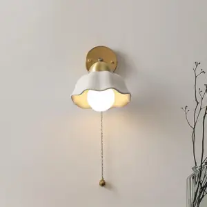 French White Adjustable Wall Lamp