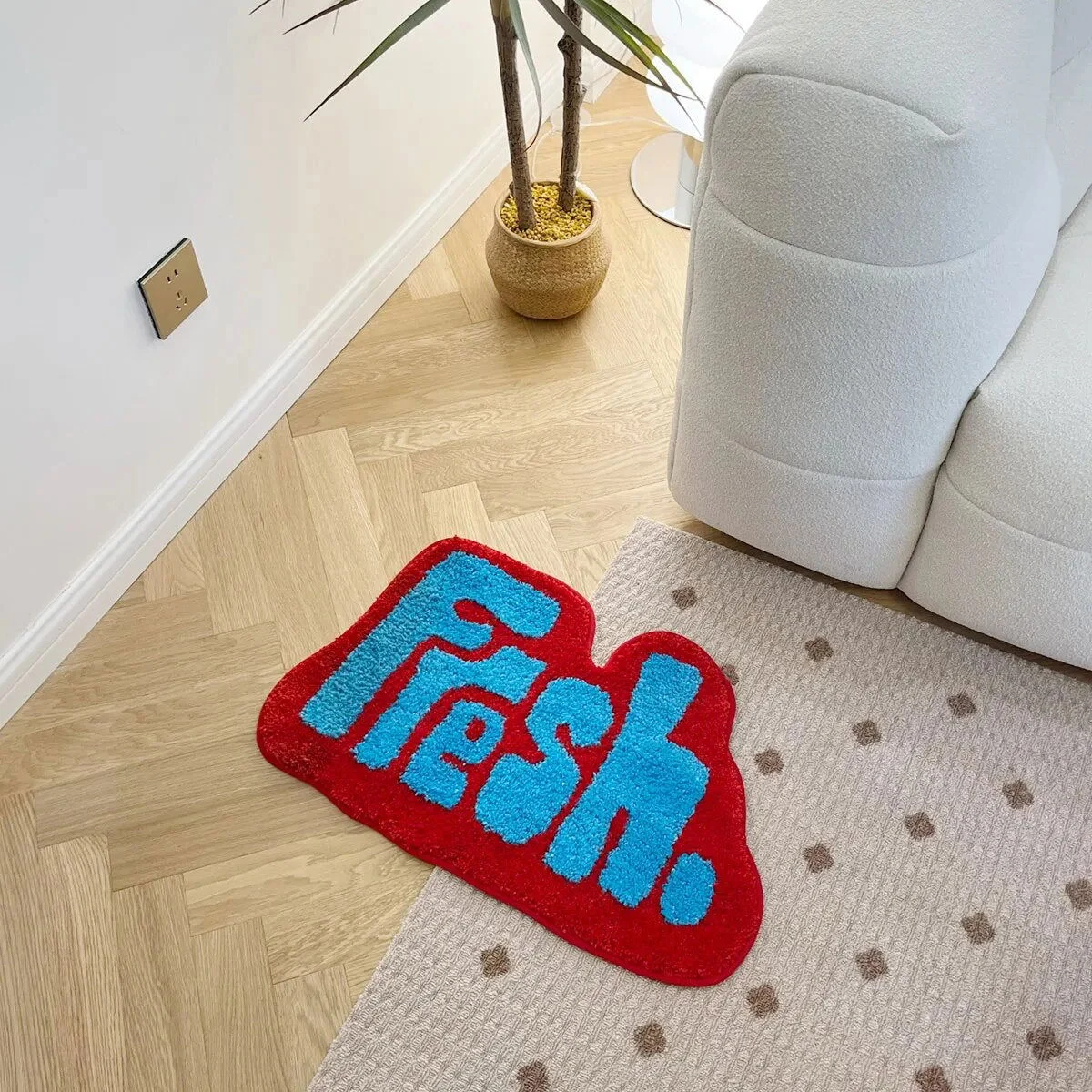 "Fresh" Hand-Crafted Rug - #Homeko#