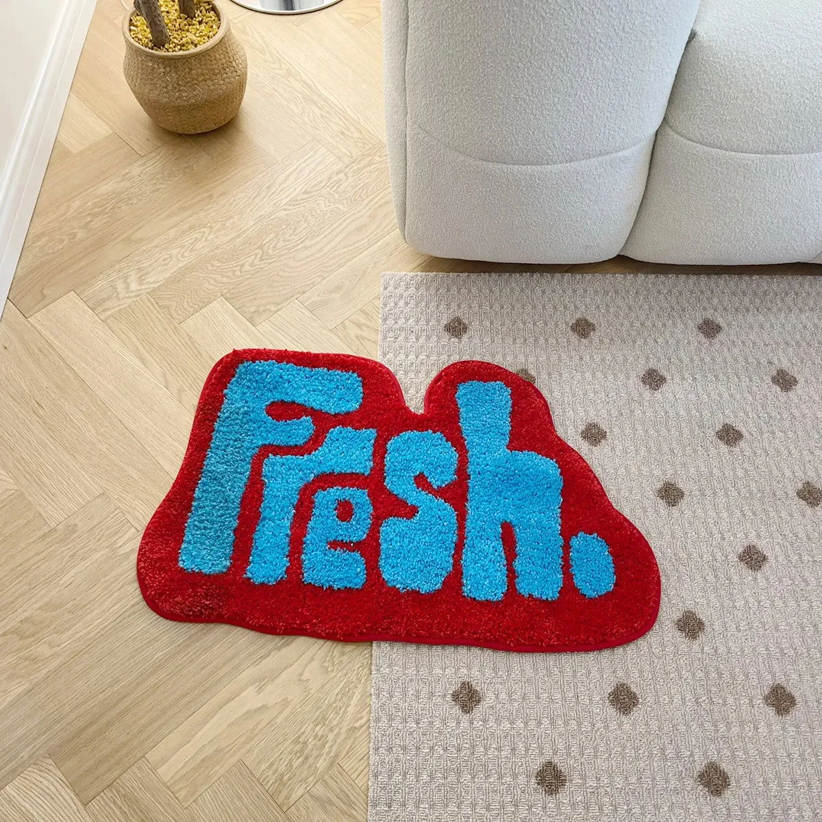 "Fresh" Hand-Crafted Rug - #Homeko#