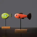 Freshwater Fish Hand Crafted Wooden Sculpture