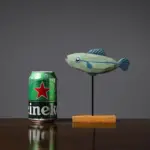 Freshwater Fish Hand Crafted Wooden Sculpture
