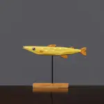 Freshwater Fish Hand Crafted Wooden Sculpture