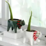 Frisky Kitty Ceramic Pot