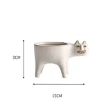 Frisky Kitty Ceramic Pot