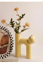 Frisky Kitty Tube Vase