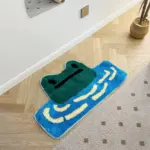 Frog In The Water Hand Crafted Rug