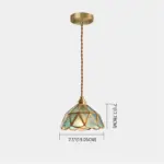Frost Tiffany Style Pendant Light tag1