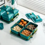 Fruit Plate Living Room Household Refreshment Coffee Table Snacks Dried Fruit Candy Nuts Snack Plate Dessert