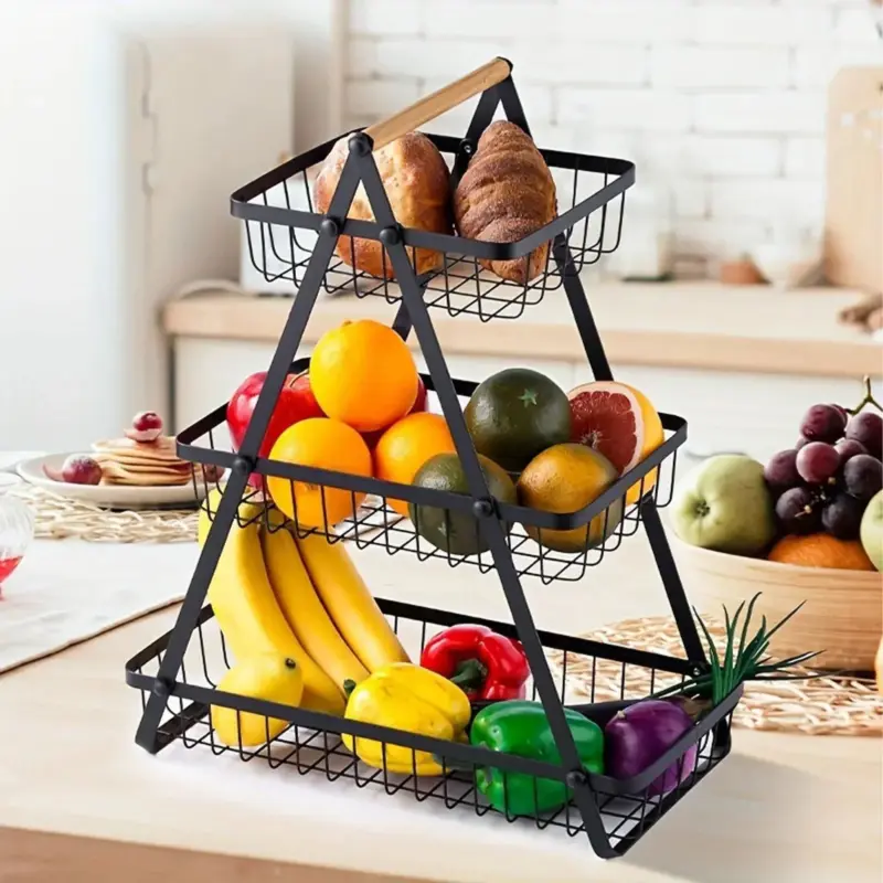 FruitCascade 2 3 Tier Fruit Storage Organizer