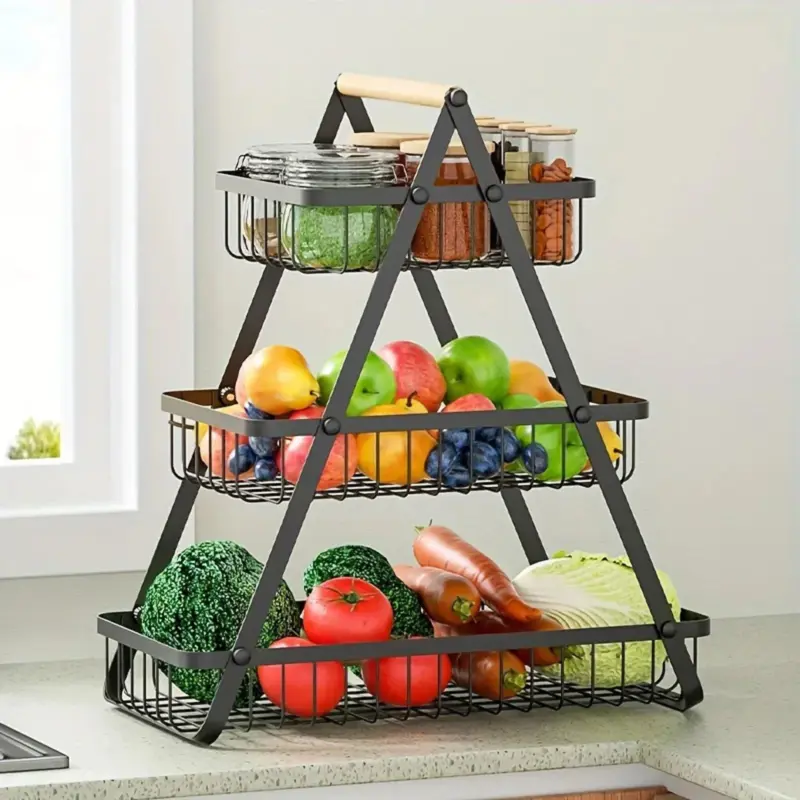 FruitCascade 2 3 Tier Fruit Storage Organizer