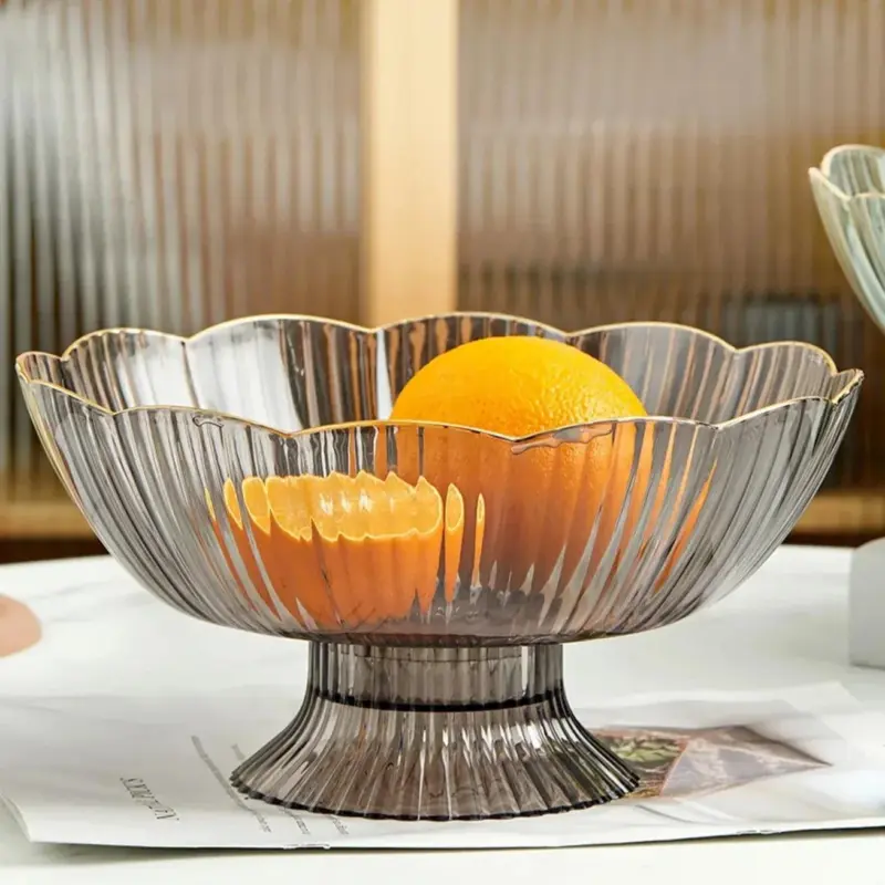 Fruit Basket Multifunctional Clear Plastic With Drainable Bottom tag1