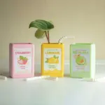 Fruit Juice Cardboard Planter tag1