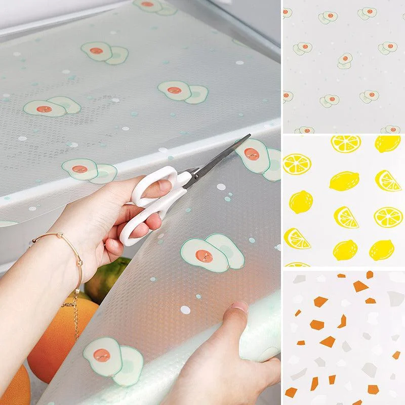 Fruit Pattern Random Oil Proof Cabinet Mat -  - #tag1#