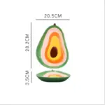 Fruit Shaped Ceramic Salad Plates tag1