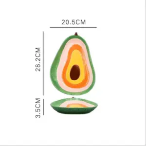 Fruit Shaped Ceramic Salad Plates