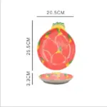 Fruit Shaped Ceramic Salad Plates tag1