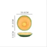 Fruit Shaped Ceramic Salad Plates tag1