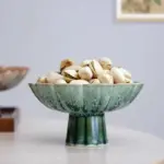 Fruit bowl Elegance Ceramic with High Legs tag1