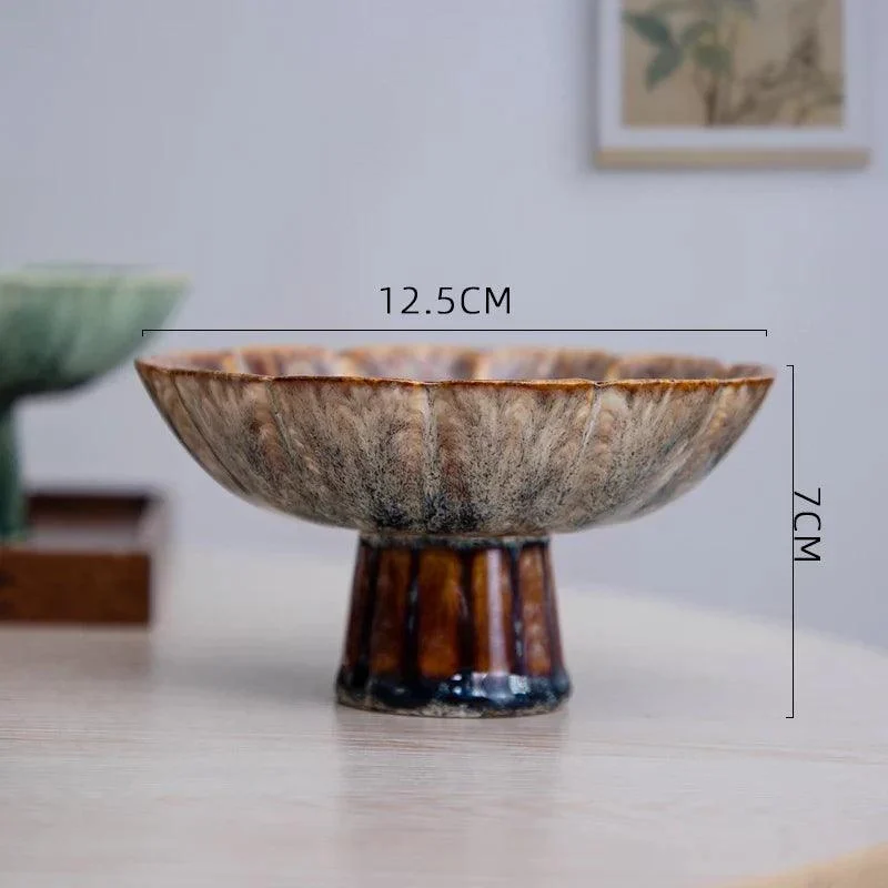 Fruit bowl - Elegance - Ceramic with High Legs -  - #tag1#