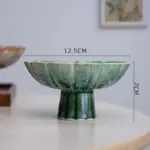 Fruit bowl Elegance Ceramic with High Legs tag1