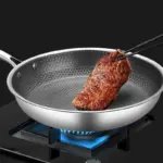 Frying pan Stick Free Stainless Steel Non stick coating tag1