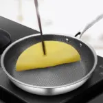 Frying pan Stick Free Stainless Steel Non stick coating tag1
