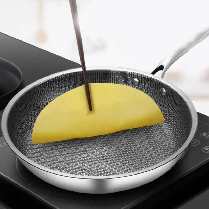 Frying pan - Stick-Free - Stainless Steel - Non-stick coating -  - #tag1#