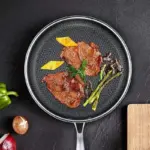 Frying pan Stick Free Stainless Steel Non stick coating tag1
