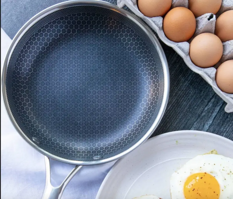 Frying pan Stick Free Stainless Steel Non stick coating tag1