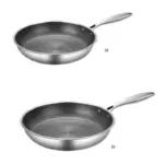 Frying pan Stick Free Stainless Steel Non stick coating tag1