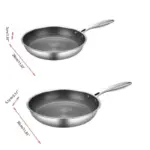 Frying pan Stick Free Stainless Steel Non stick coating tag1