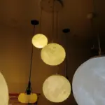 Full Moon 3D Hanging Lamp tag1