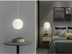 Full Moon 3D Hanging Lamp tag1
