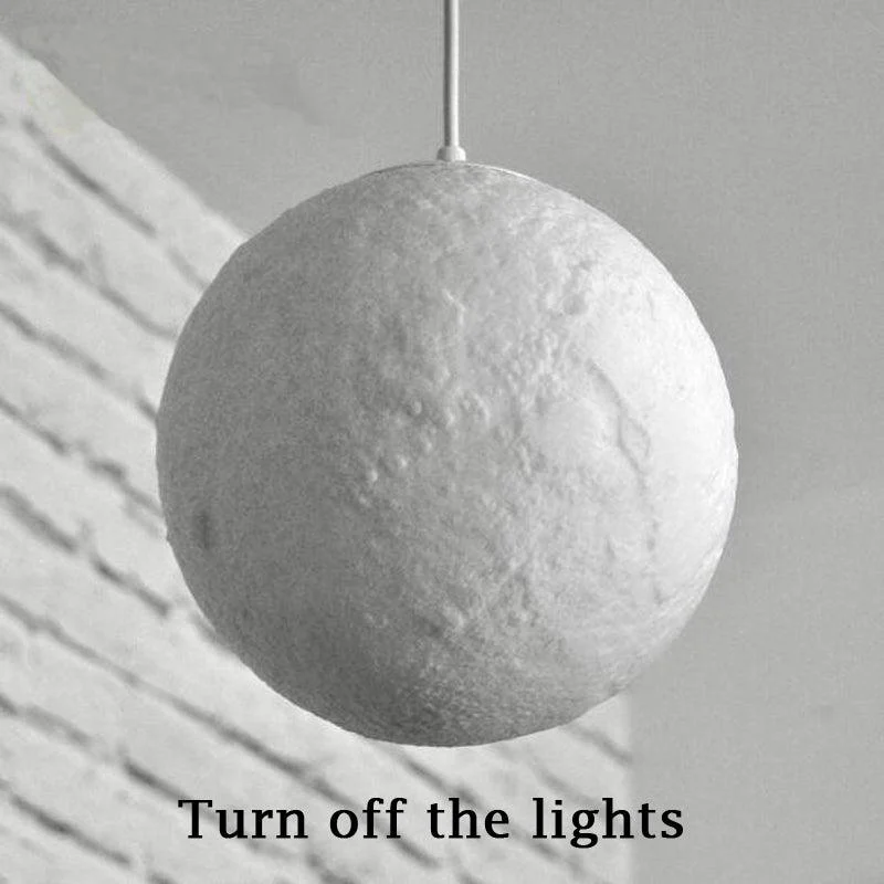 Full Moon 3D Hanging Lamp -  - #tag1#
