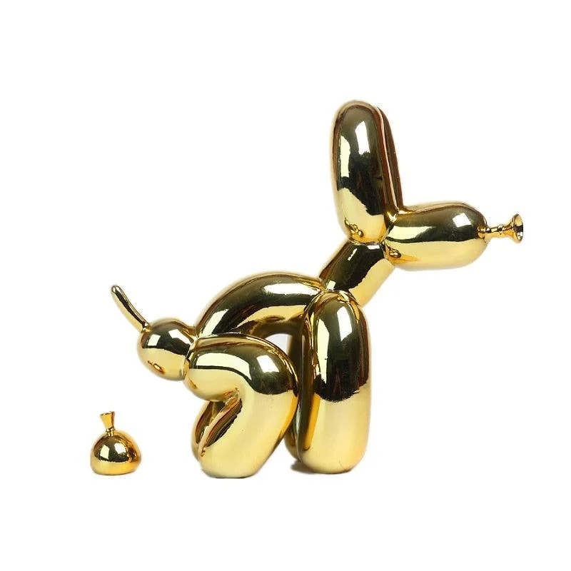 Funny Balloon Dog Figurine -