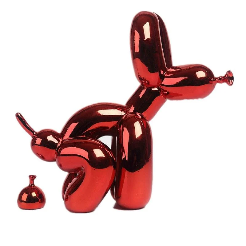 Funny Balloon Dog Figurine -