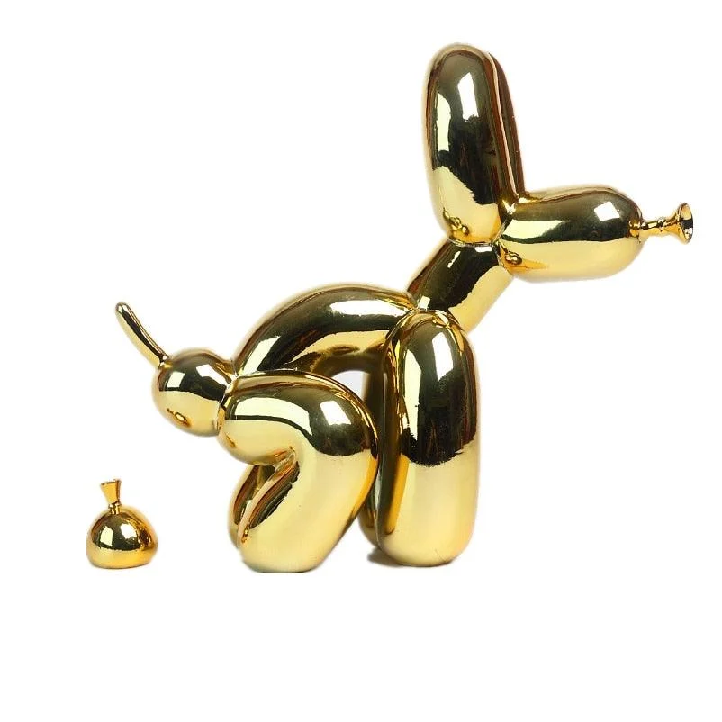 Funny Balloon Dog Figurine -