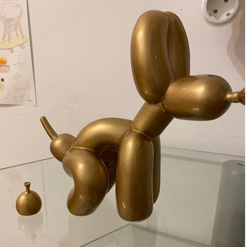 Funny Balloon Dog Figurine -