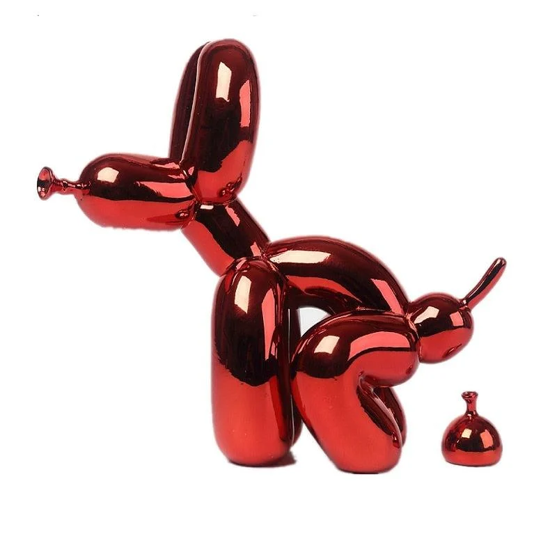 Funny Balloon Dog Figurine -