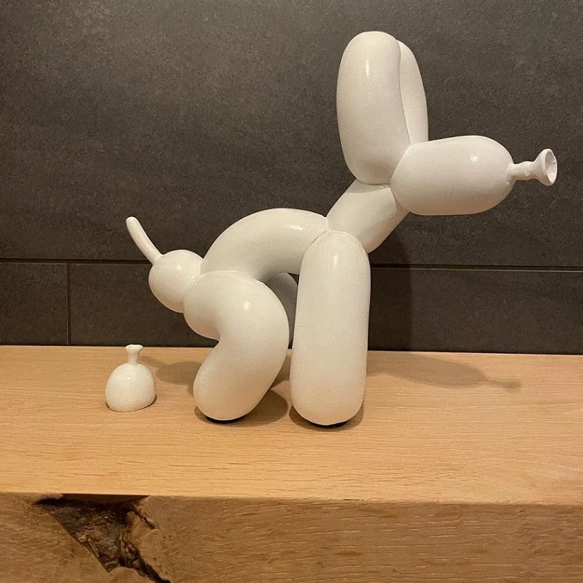 Funny Balloon Dog Figurine -